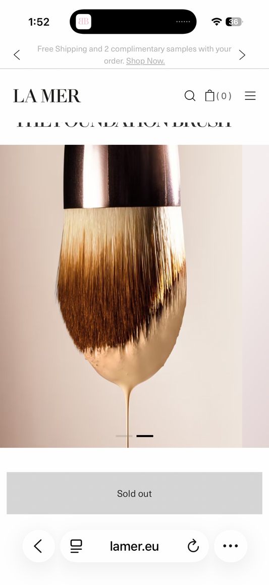 La Mer Angled Foundation Brush