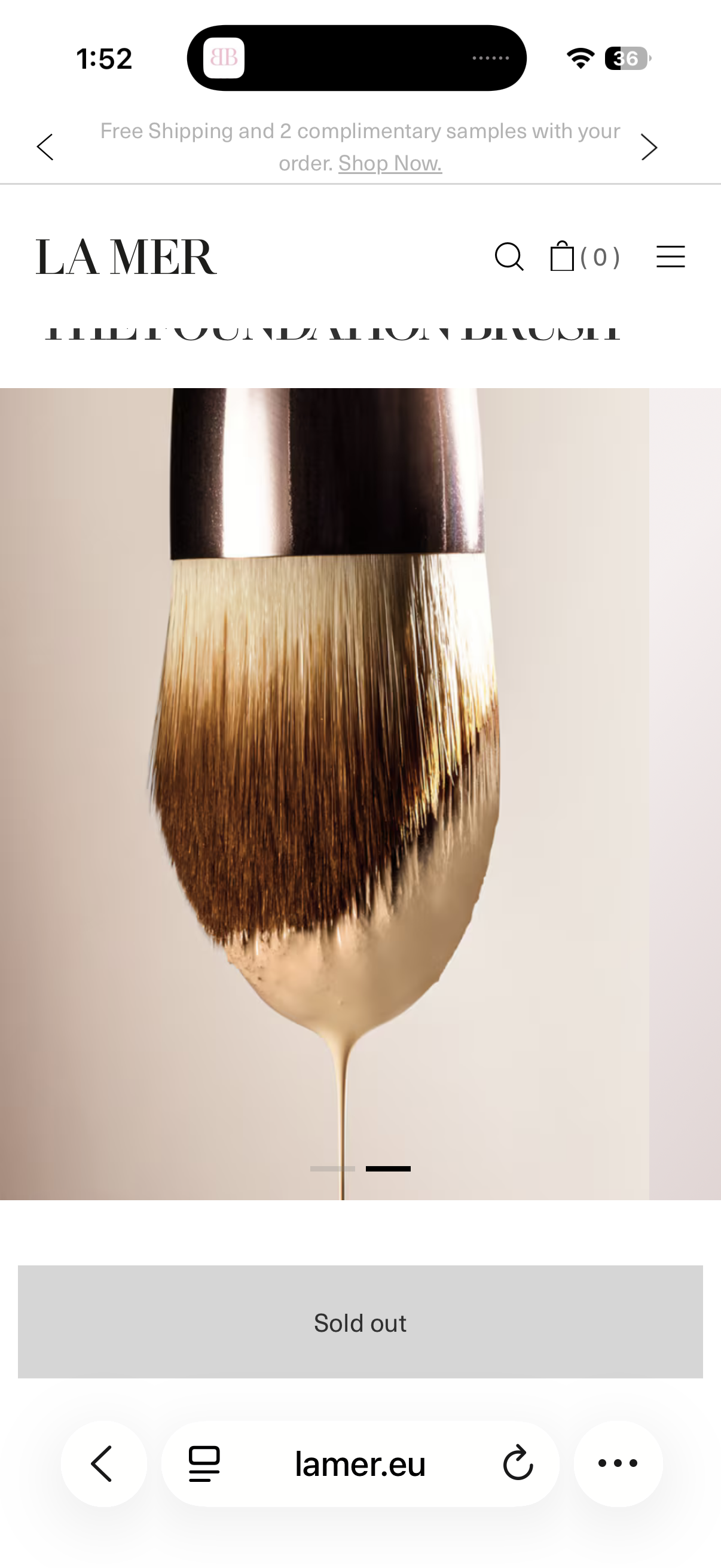 La Mer Angled Foundation Brush