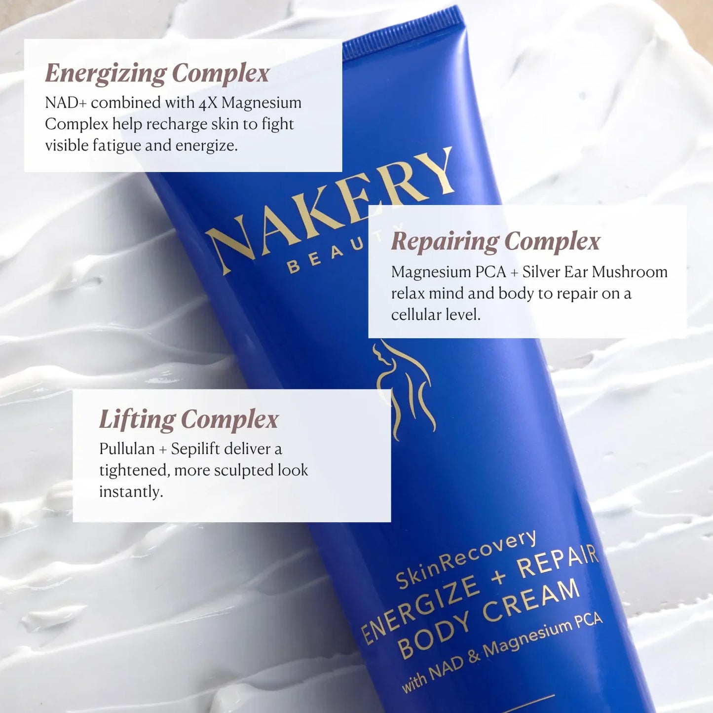 Nakery SkinRecovery Energize + Repair Body Cream